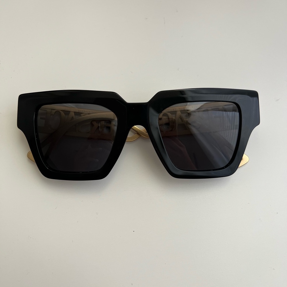 Versace VE4431F Sunglasses 53mm Unisex Sunglasses -  Black